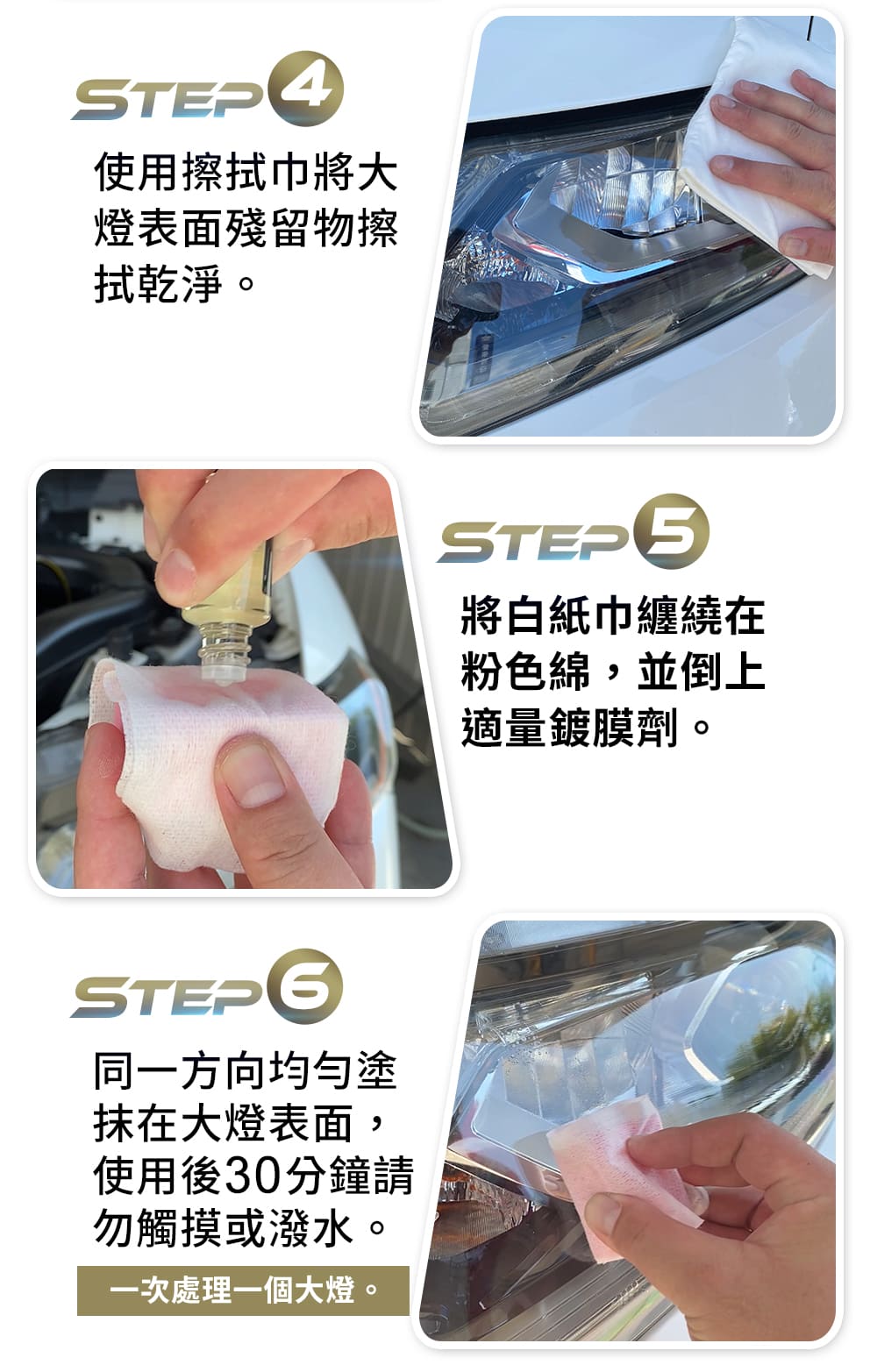 Willson大燈拋光鍍膜組介紹圖