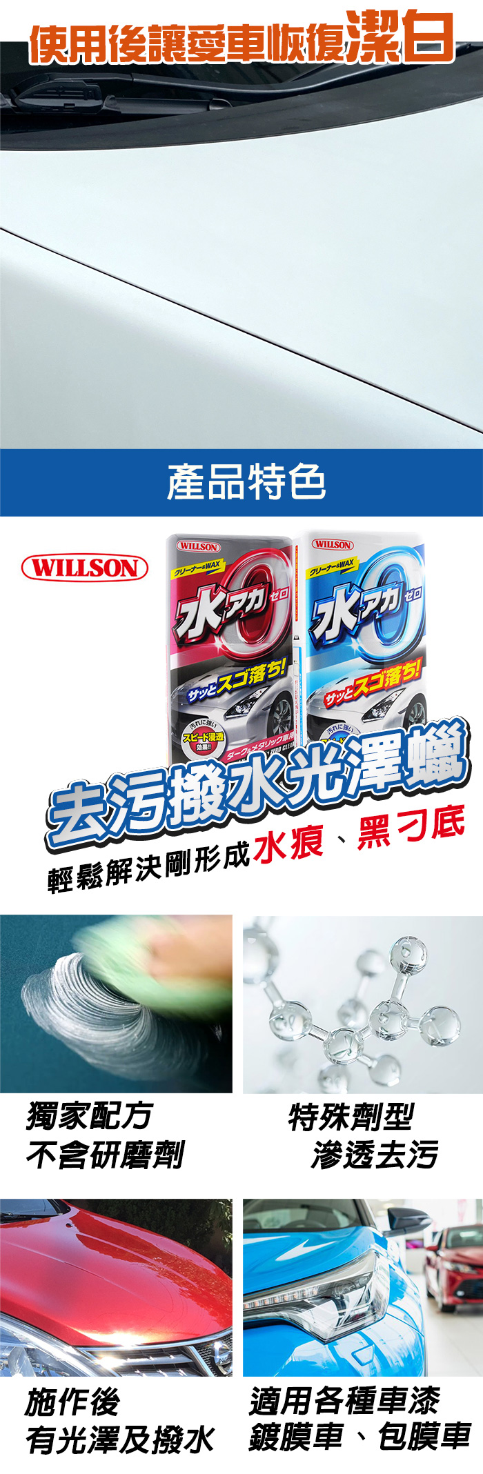 愛車恢復潔白